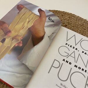 WOLFGANG PUCK Pizza, Pasta, and More! Cookbook (hardcover) 2000